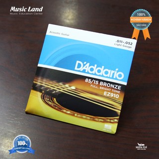 Dây Đàn Guitar Acoustic D'Addario EZ910 - Chính Hãng