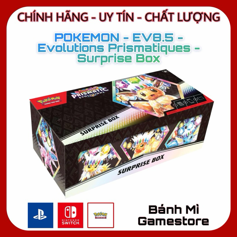 Pokemon TCG Scarlet & Violet: Prismatic Evolutions Surprise Box