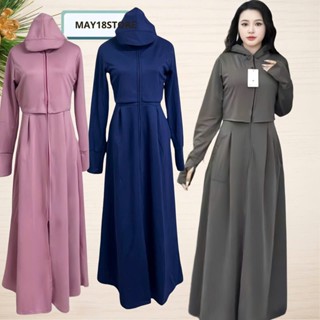  Áo Chống Nắng Toàn Thân Nữ Chất Umi Hàn Form Dáng Đẹp Chất Liệu Thoáng Mát Thấm Hút Mồ Hôi 