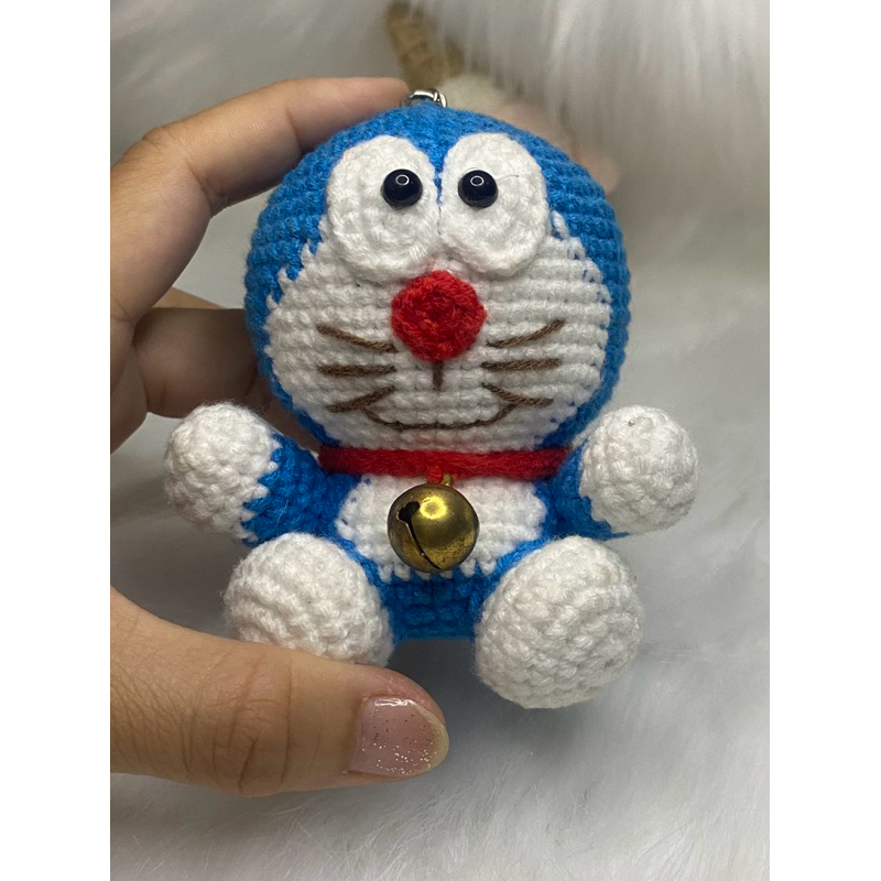 Móc Khoá Handmade Doraemon Đáng Yêu Bằng Len #doraemon #crochet #handmade