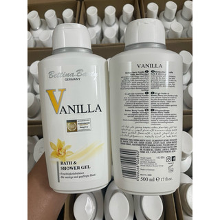    mẫu mới   Sữa tắm hương nước hoa Bettina Barty Vanilla 500ml Đức 
