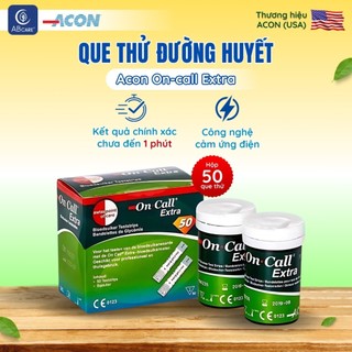 Que thử đường huyết Acon On-call extra (25 - 50 que/hộp)