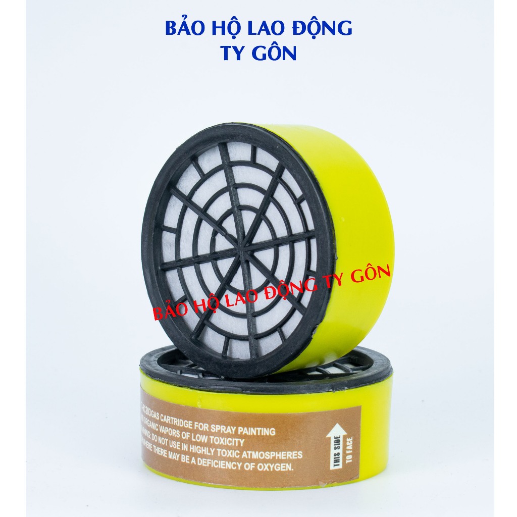 Lõi lọc than hoạt tính, phin thay thế cho mặt nạ phòng độc