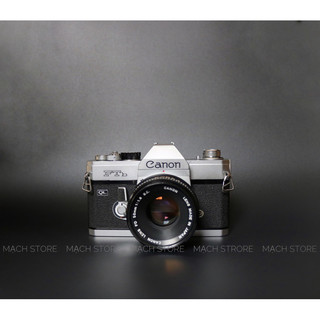  MÁY ẢNH FILM CANON FTb + LENS CANON FD 50MM F 1.8 