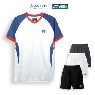 Áo Cầu Lông, Quần Cầu Lông, Bộ Cầu Lông Yonex Nam Nữ, Vải Poly Ánh Kim Thoáng Khí ASTRO Mã ATYN17