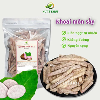 Khoai môn sấy giòn Nut Farm, không đường, ngọt bùi, béo giòn tự nhiên