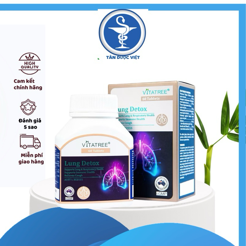 lung detox vitatree- bổ phổi lung detox
