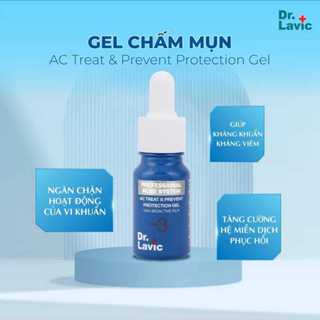  Tinh chất gel chấm mụn Dr.lavic ac treat & prevent protection gel step3 hàn quốc chính hãng serum mụn thâm sẹo step 3 
