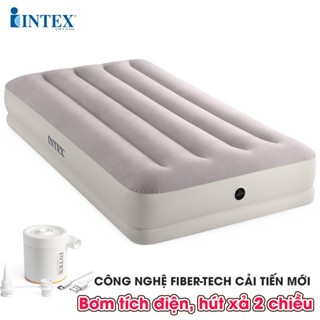 Đệm hơi INTEX màu Kem công nghệ mới - Mẫu mới