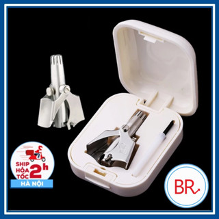Dụng cụ tỉa lông mũi cầm tay Kèm Hộp bằng thép không gỉ – Dụng cụ cắt tỉa lông mũi không đau an toàn vệ sinh 01616