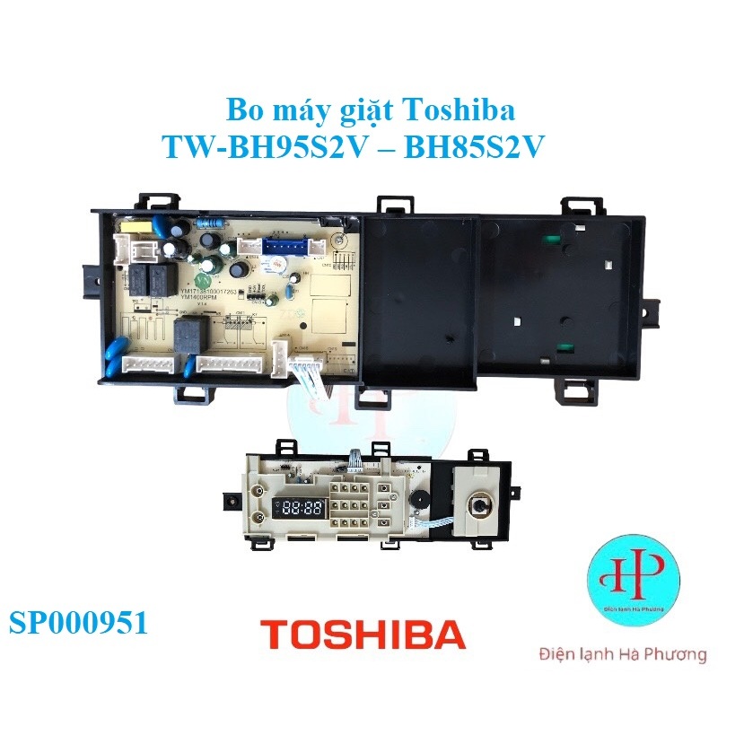 Bo máy giặt Toshiba cửa ngang p - Board máy giặt Toshiba cửa ngang TW-BH95S2V – BH85S2V - Mới 100% -