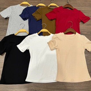 Áo babytee trơn nhiều màu basic dễ phối đồ amiastore
