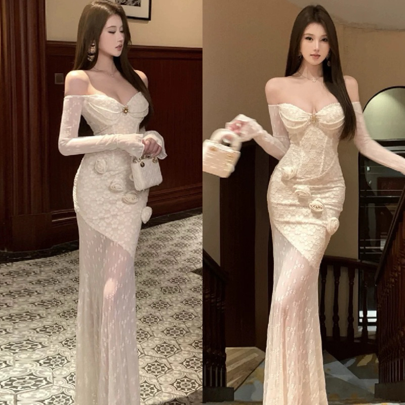 ALEX DRESS Đầm ren đầm dài đuôi cá đầm dự tiệc gợi cảm SAM SAM BOUTIQUE