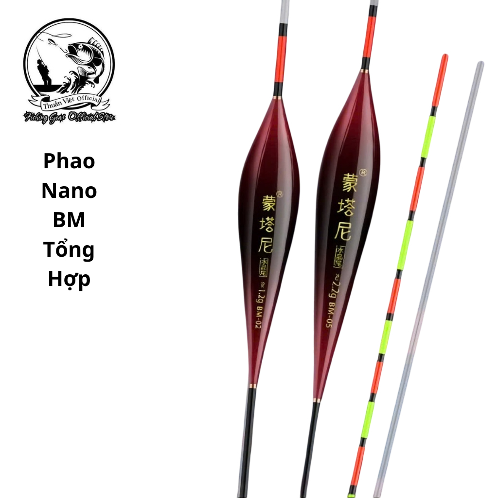 Phao câu cá NaNo BM Huyết Định , sơn chống phai màu Cao Cấp