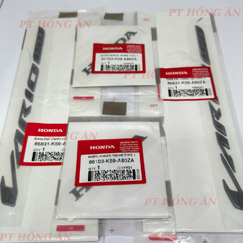 Tem chữ Vario 150, tem chữ Vario 2019 (tem chữ nổi khói)