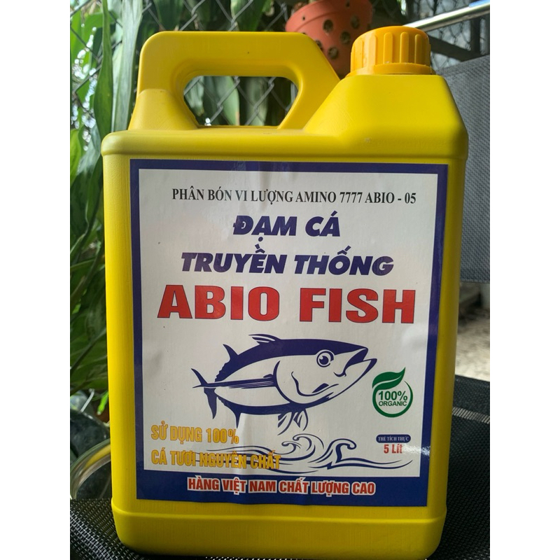 Đạm Cá Organic 5L Kích rễ, vọt đọt, xanh dày lá, Trái lớn nhanh, phục hồi cây, Roots kích ra rễ mạnh