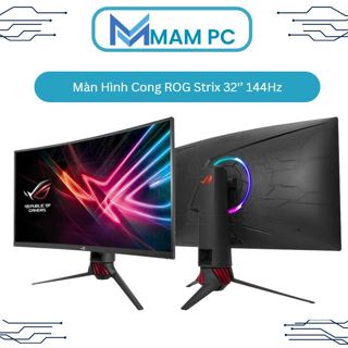 Màn Hình Game Cong ASUS ROG Strix XG32VQR 2K HDR 144Hz Aura