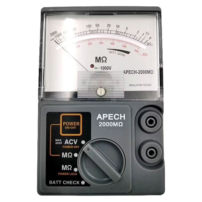 Đồng hồ đo điện trở cách điện APECH-2000MΩ, 1000V