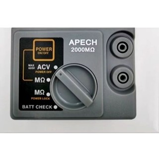 Đồng hồ đo điện trở cách điện APECH-2000MΩ, 1000V