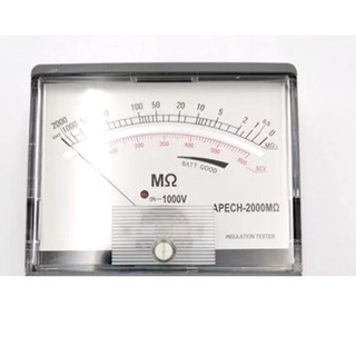 Đồng hồ đo điện trở cách điện APECH-2000MΩ, 1000V
