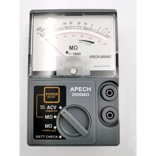 Đồng hồ đo điện trở cách điện APECH-2000MΩ, 1000V