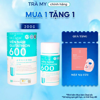 Viên Uống Nám trắng sáng da Glutathione 600 Dr Lacir hàng hiệu giới hạn Lão Hoá Da, Nếp Nhăn, Tăng Nội Tiết Tố Nữ