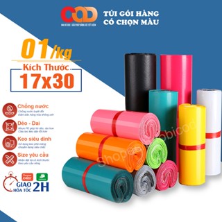 1Kg Túi Gói Hàng Túi Niêm Phong Tự Dính - Size 17x30cm