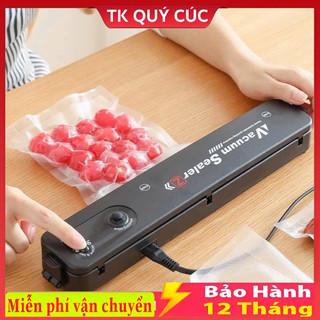 Máy Hút Chân Không Thực Phẩm, Máy Hàn Miệng Túi, Tặng Kèm 10 Túi Hút, Dụng Cụ Nhà Bếp...