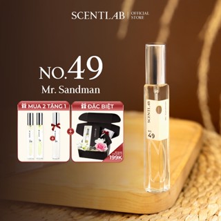 Nước hoa nam SCENTLAB No.49 hương gỗ Mr Sandman tinh dầu thơm lâu, lưu hương 8h mini 10ml , vintage, tinh tế lịch lãm