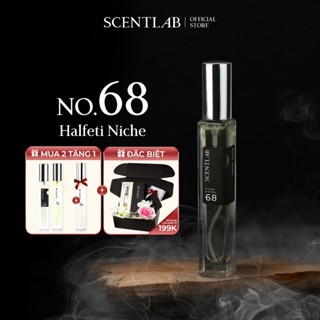 Nước hoa unisex SCENTLAB No.68 Norman Halfeti Niche tinh dầu thơm lâu lưu hương 10h sang trọng cổ điển mini 10ml
