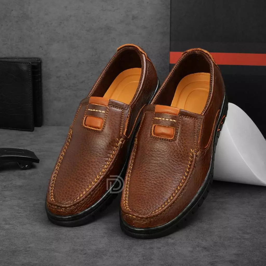 Giày Da Nam . Giày Tây bò thật 100% LD03 thiết kế nam tính và mạnh mẽ bảo hành 12 tháng