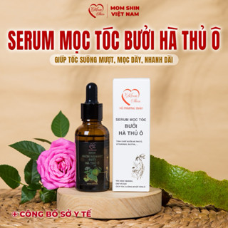 Serum mọc tóc bưởi hà thủ ô MOM SHIN, hỗ trợ kích mọc tóc, phục hồi tóc hư tổn, chai 30ml