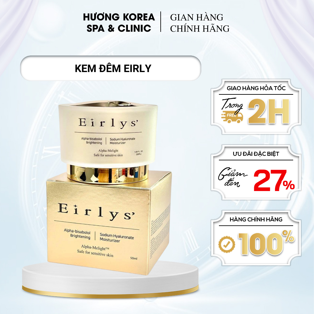 Kem đêm V.i.p Eirlys' Glutathione 50ml
