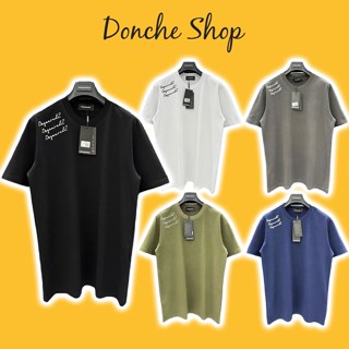Áo Thun DSQ2 Trơn Thêu Chữ Bên Vai Cực Đẹp - Áo Phông Nam Nữ DSQUARED2 Chất Cotton Siêu Mát 662098