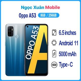 Điện thoại Oppo A53 2SIM Ram 8GB/256GB - Pin 5000 mAh TẶNG(CƯỜNG LỰC, ỐP) - Bảo hành 3 tháng