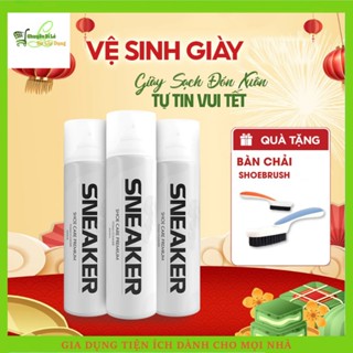 Combo 3 Chai xịt vệ sinh giày Sneaker , Xịt vệ sinh giày xịt làm sạch giày dạng bọt xịt khử mùi hôi giày