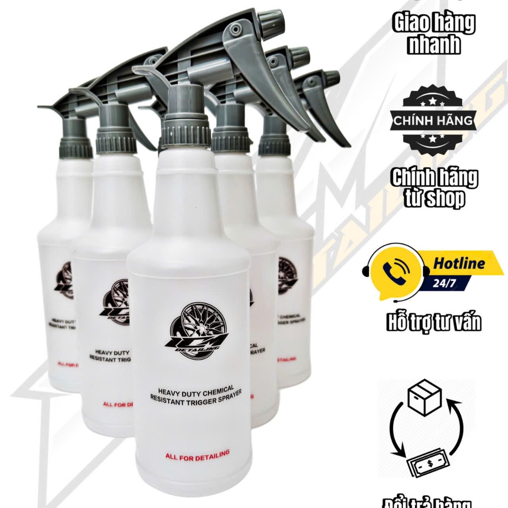 COMBO 5 BÌNH XỊT DUNG DUNG ICM DETAILING
