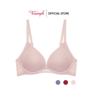 Áo ngực cao cấp Triumph Aqua Lucky HU DV 01 Không Gọng Mút Nâng Cổ Chữ V