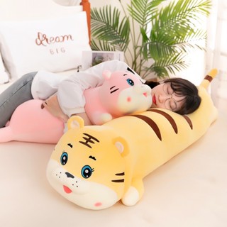  GẤU BÔNG HÌNH CON CỌP HỔ NẰM LÀM GỐI ÔM CHO BÉ 1 TUỔI SIZE 60CM AN TOÀN CHO BÉ 