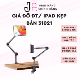 Giá Đỡ 31021 Điện Thoại, Ipad, Máy Tính Bảng, Kẹp Đầu Giường, Cạnh Bàn Xoay 360 Độ Điều Chỉnh Nhiều Góc Độ- JB STUDIO