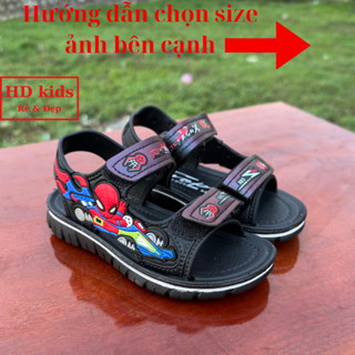 Dép sandal siêu nhân người nhện cho bé trai từ 3 đến 10 tuổi HD158