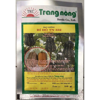 10gr Hạt giống bí đỏ hồ lô TN332 (bí hạt đậu) Trang Nông