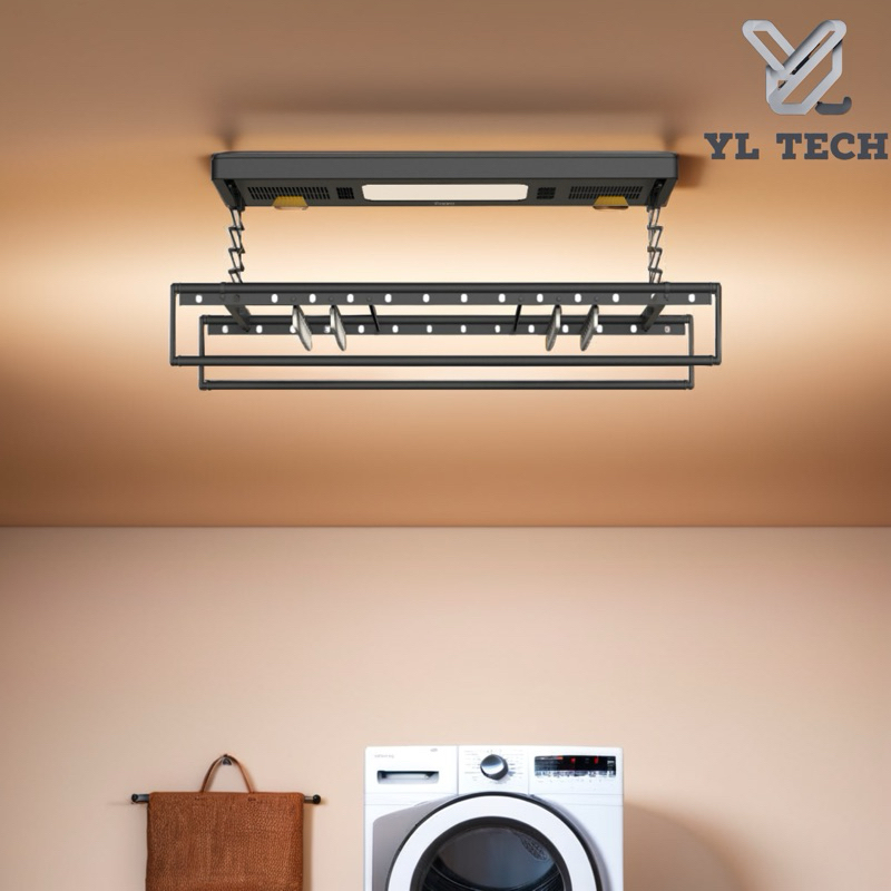 [ Bản Quốc Tế ] Giàn phơi thông minh Aqara H1 ZNLYJ13LM/Aqara Lite, kết nối App, tự động sấy và nâng