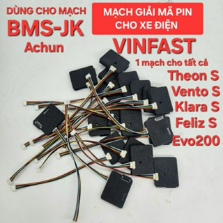 Achun - MẠCH GIẢI MÃ PIN DÙNG BMS JK CHO TẤT CẢ XE MÁY ĐIỆN VINFAST HIỂN THỊ NHƯ PIN ZIN