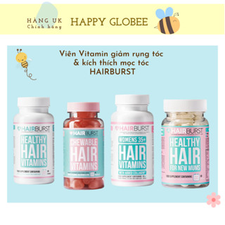   BILL ANH   Viên uống kẹo dẻo vitamin chăm sóc kích thích mọc tóc HAIRBURST CHEWABLE 