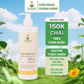Nước Rửa Bát Hữu Cơ Fuwa3e Organic Enzyme Sinh Học 500ml An Toàn Cho Bé Bảo Vệ Da Tay