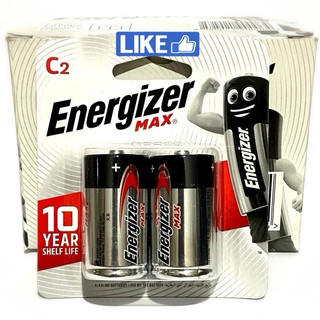 Pin trung energizer max e93bp2 alkaline chính hãng vỉ 2 viên
