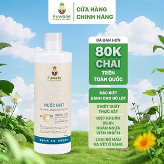 Nước Giặt Hữu Cơ Fuwa3e Organic Sinh Học 500ml Giặt Quần Áo Đồ Lót, An Toàn Cho Da