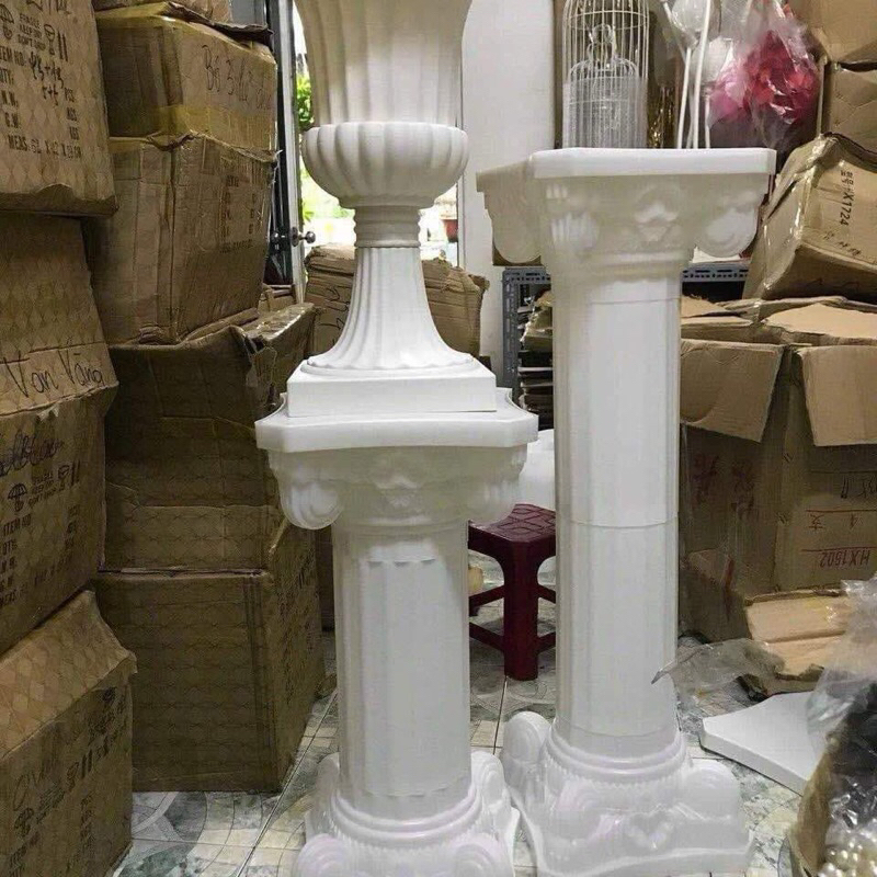 Kệ đôn nhựa , trụ đôn la mã kê bình hoa - decore studio