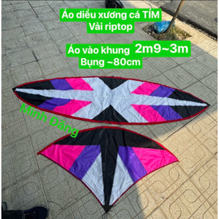 Áo Diều xương cá và cờ đỏ vải riptop giá Giảm sốc ( lẻ áo không kèm khung )